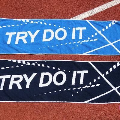 TRY DO IT提花運動毛巾